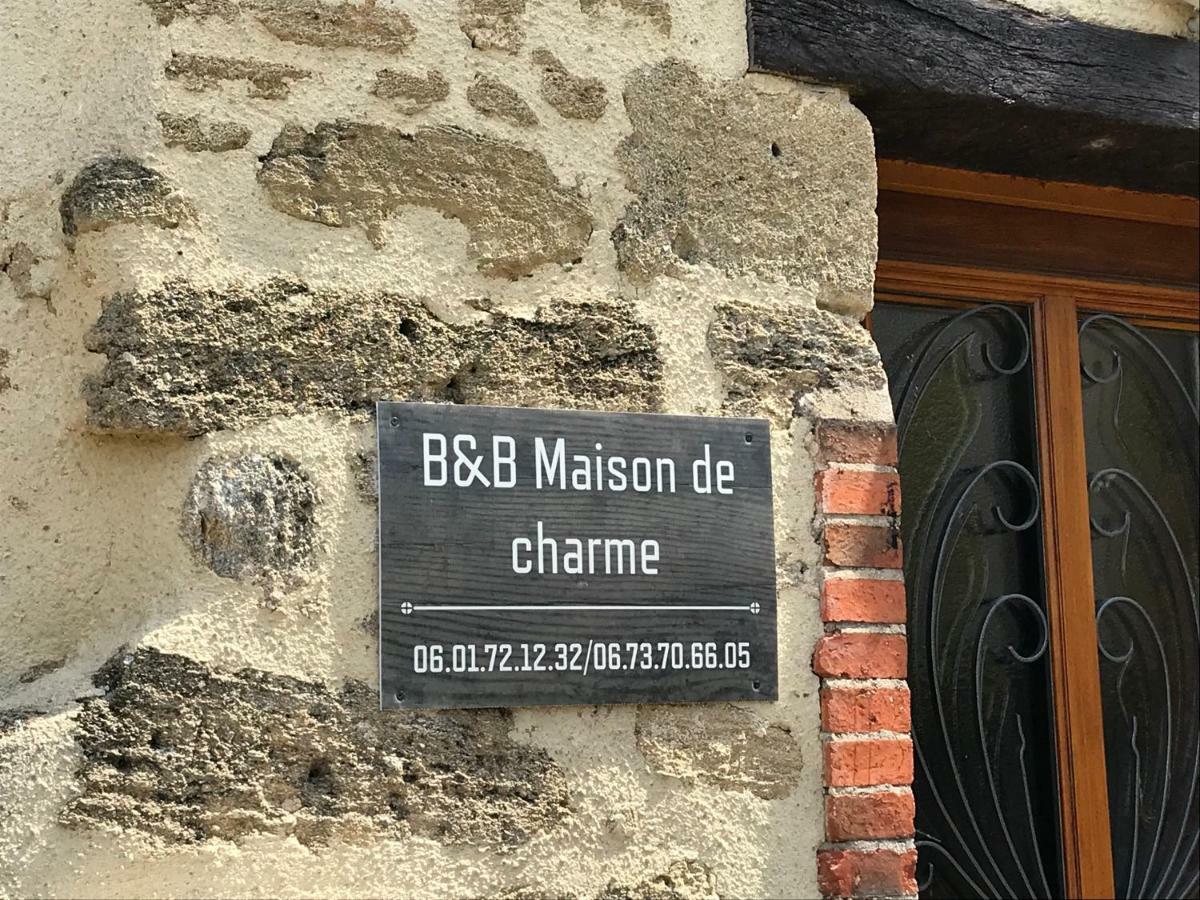Maison De Charme Concourson-sur-Layon Esterno foto